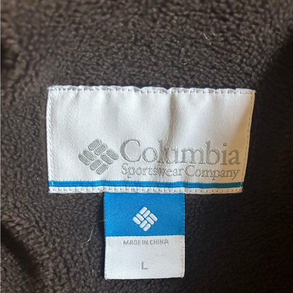 Women’s Columbia Fleece Lined Nylon Jacket Sz L - Picture 3 of 3